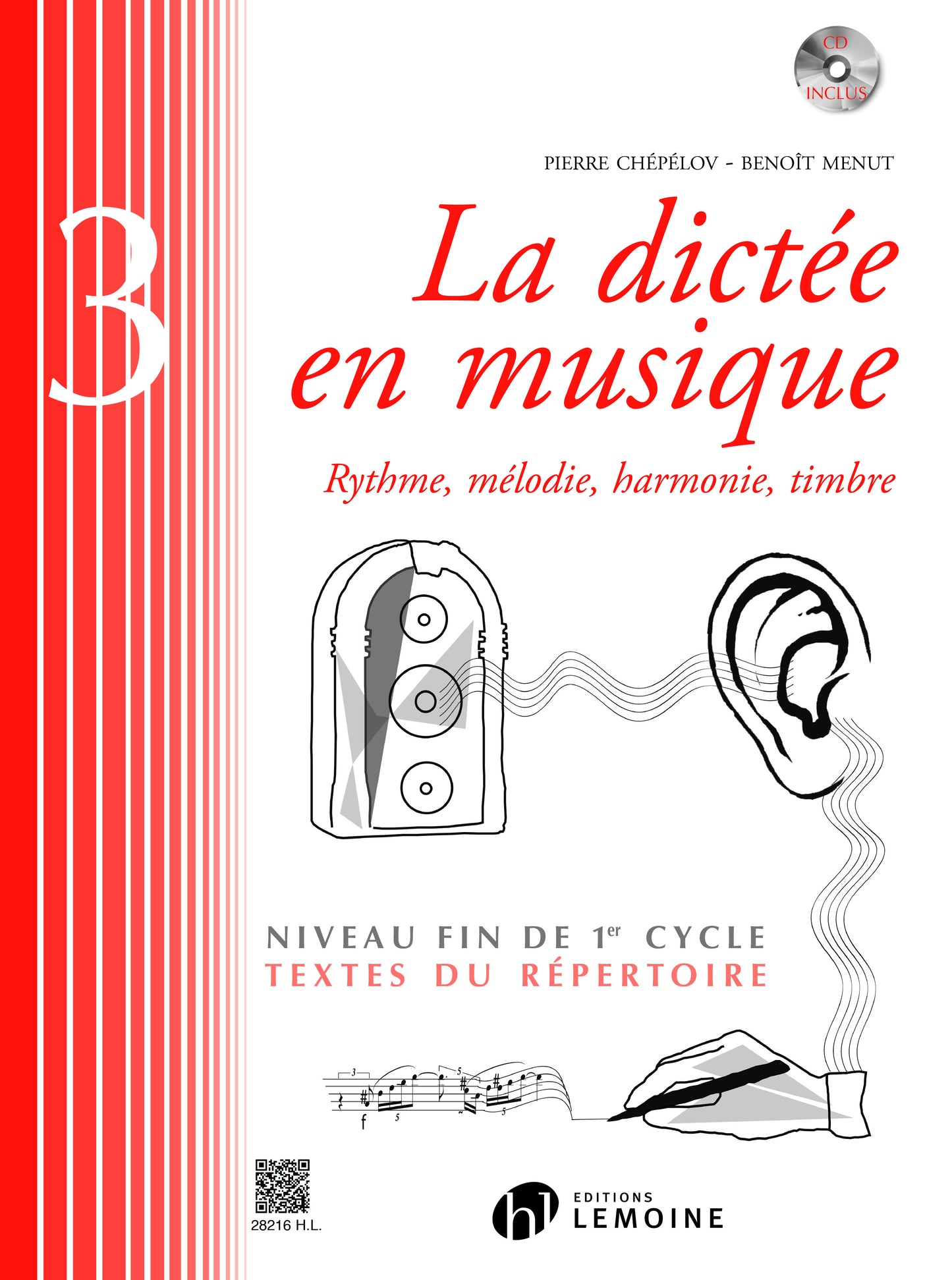 La dictée en musique Vol.3 - fin du 1er cycle