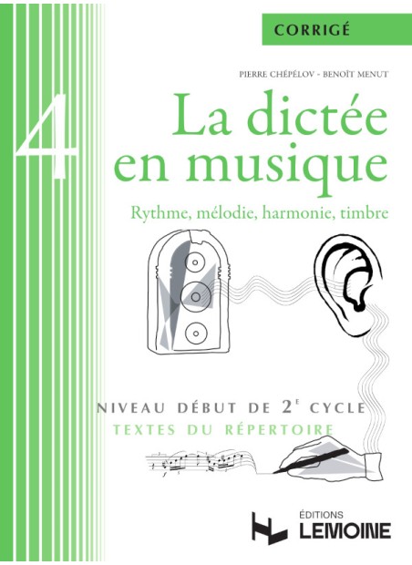 La dictée en musique Vol.4 - corrigé