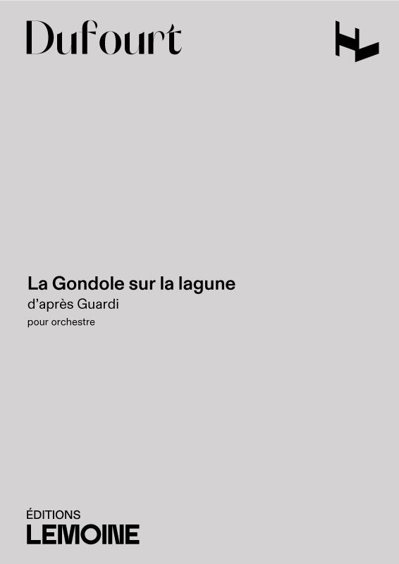 La Gondole sur la lagune d'après Guardi