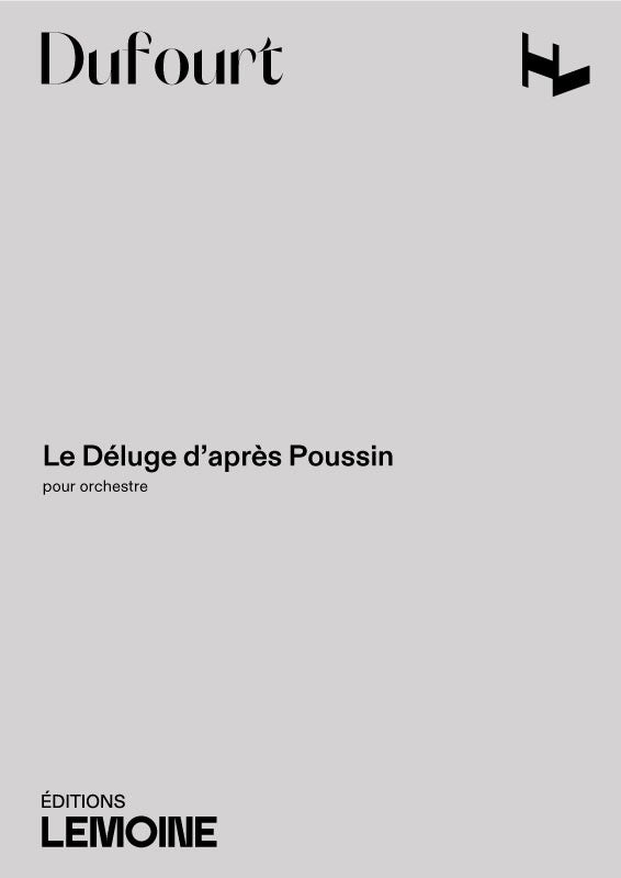 Le Déluge d'après Poussin