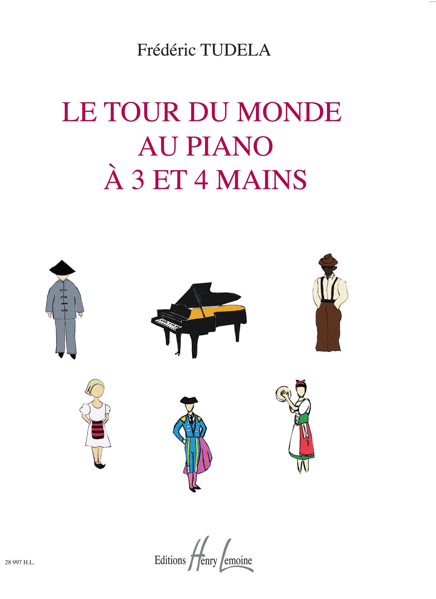 Le Tour du Monde au piano à 3 et 4 mains