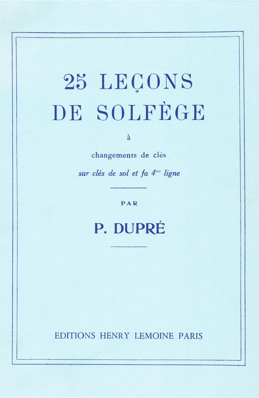 Leçons 2 clés (25) avec accompagnement