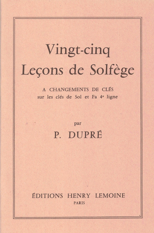 Leçons 2 clés (25) sans accompagnement