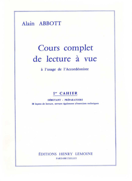 Lecture à vue Vol.1