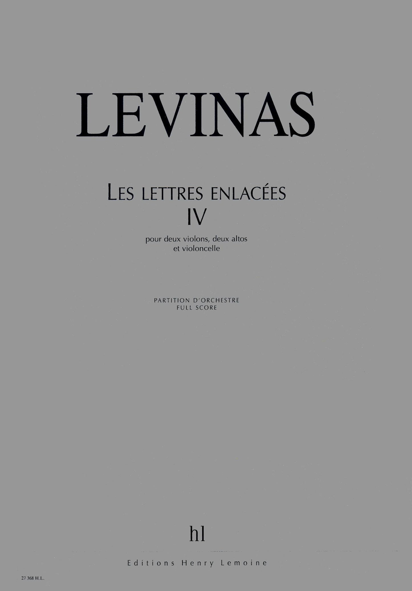 Les lettres enlacées IV