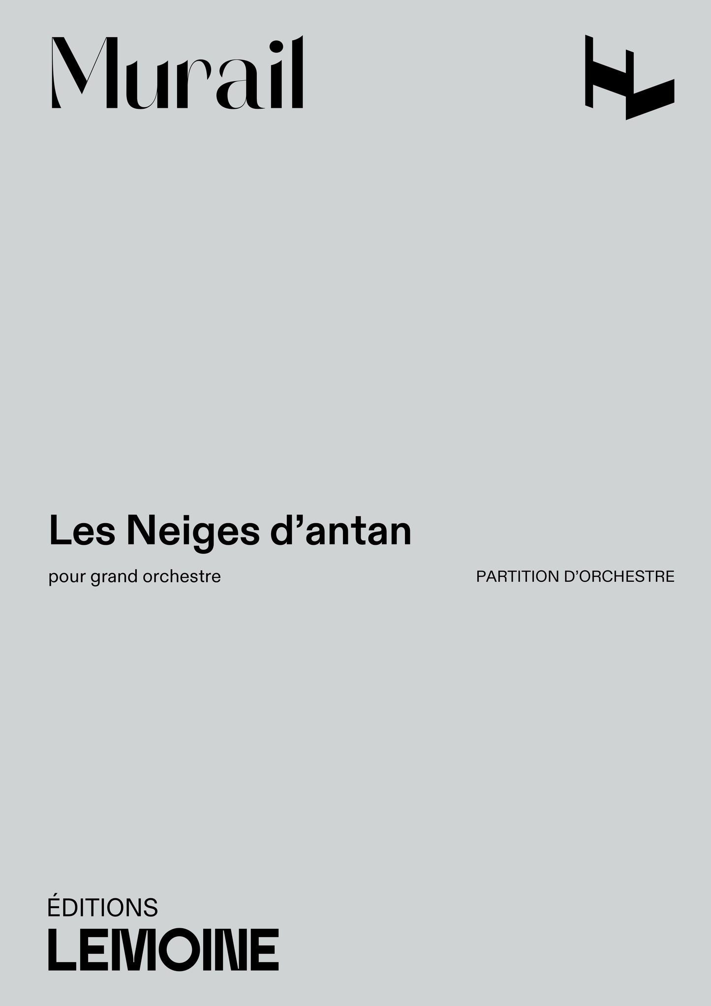 Les Neiges d'antan
