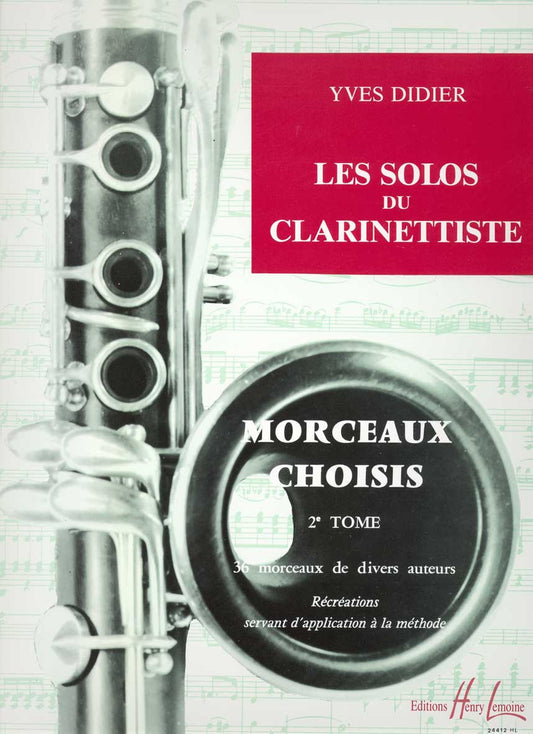 Les solos du clarinettiste Vol.2