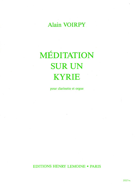 Méditation sur un Kyrie
