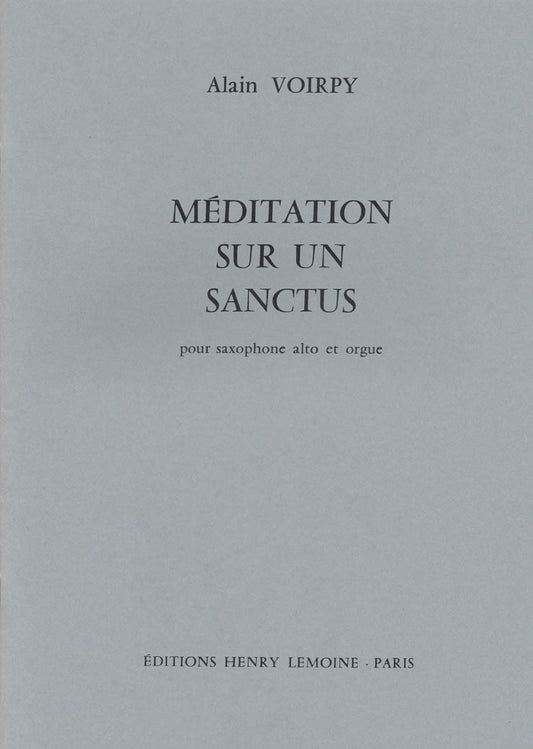 Méditation sur un Sanctus