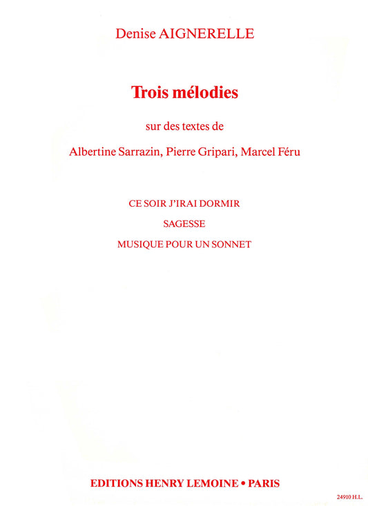 Mélodies (3)