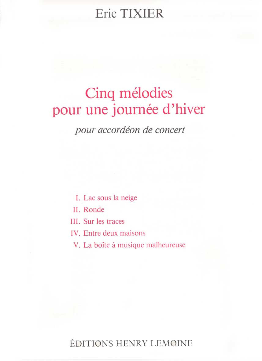 Mélodies pour une journée d'hiver (5)