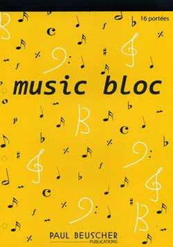 Music bloc 16 portées