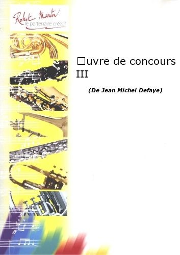 Œuvre de concours III