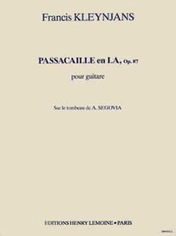 Passacaille op.87