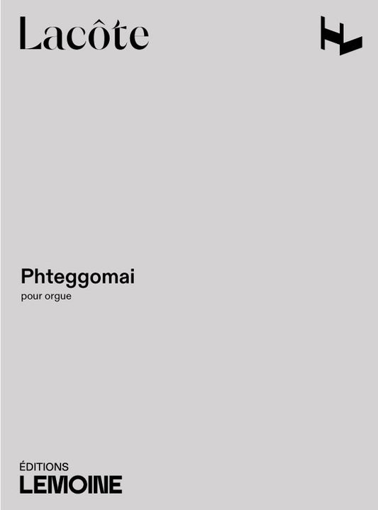 Phteggomai