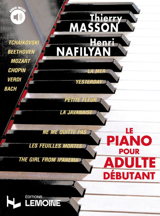Piano pour adulte débutant avec 2 CD