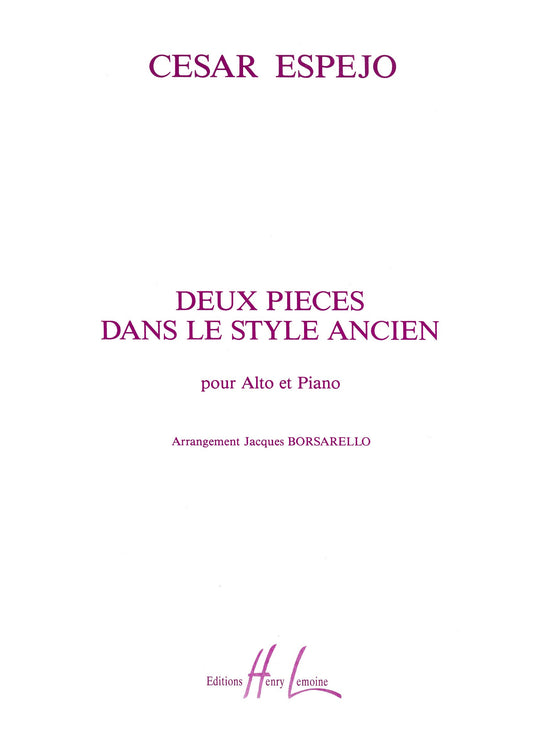 Pièces dans le style ancien (2)