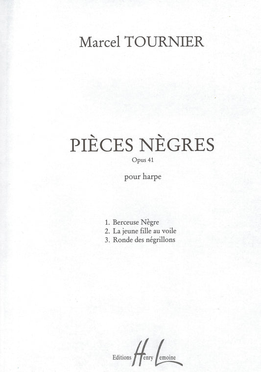 Pièces nègres (3) Op.41
