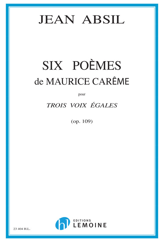 Poèmes de Maurice Carème (6)