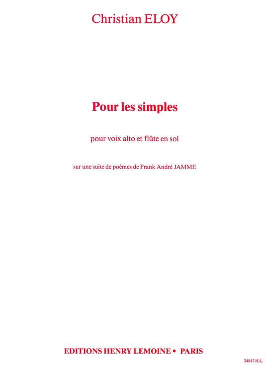 Pour les Simples