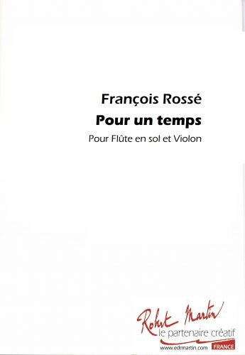 Pour un temps