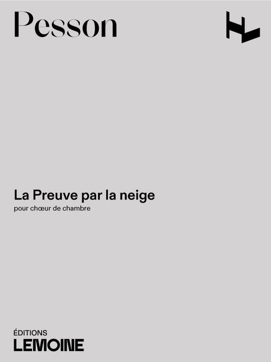 Preuve par la neige
