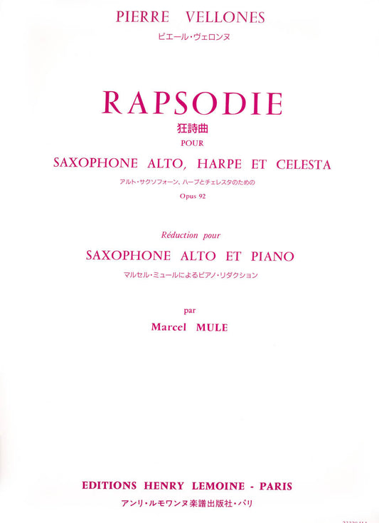 Rapsodie Op.92