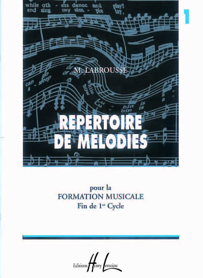 Répertoire de Mélodies Vol.1