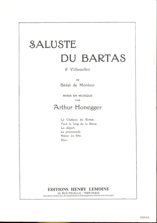 Saluste du Bartas