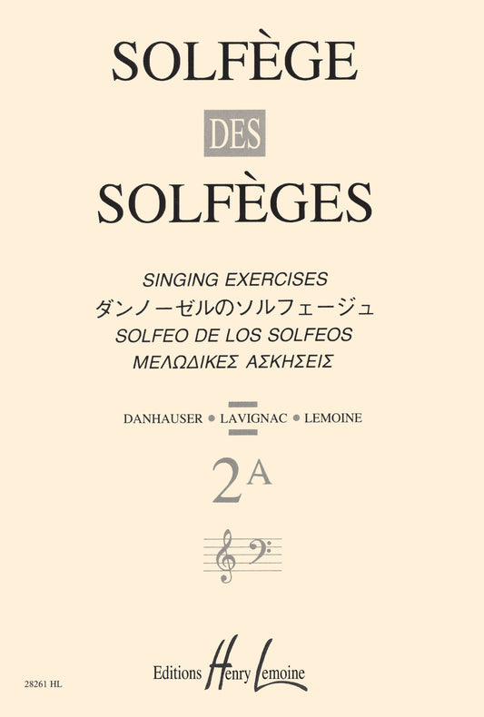 Solfège des Solfèges Vol.2A sans accompagnement