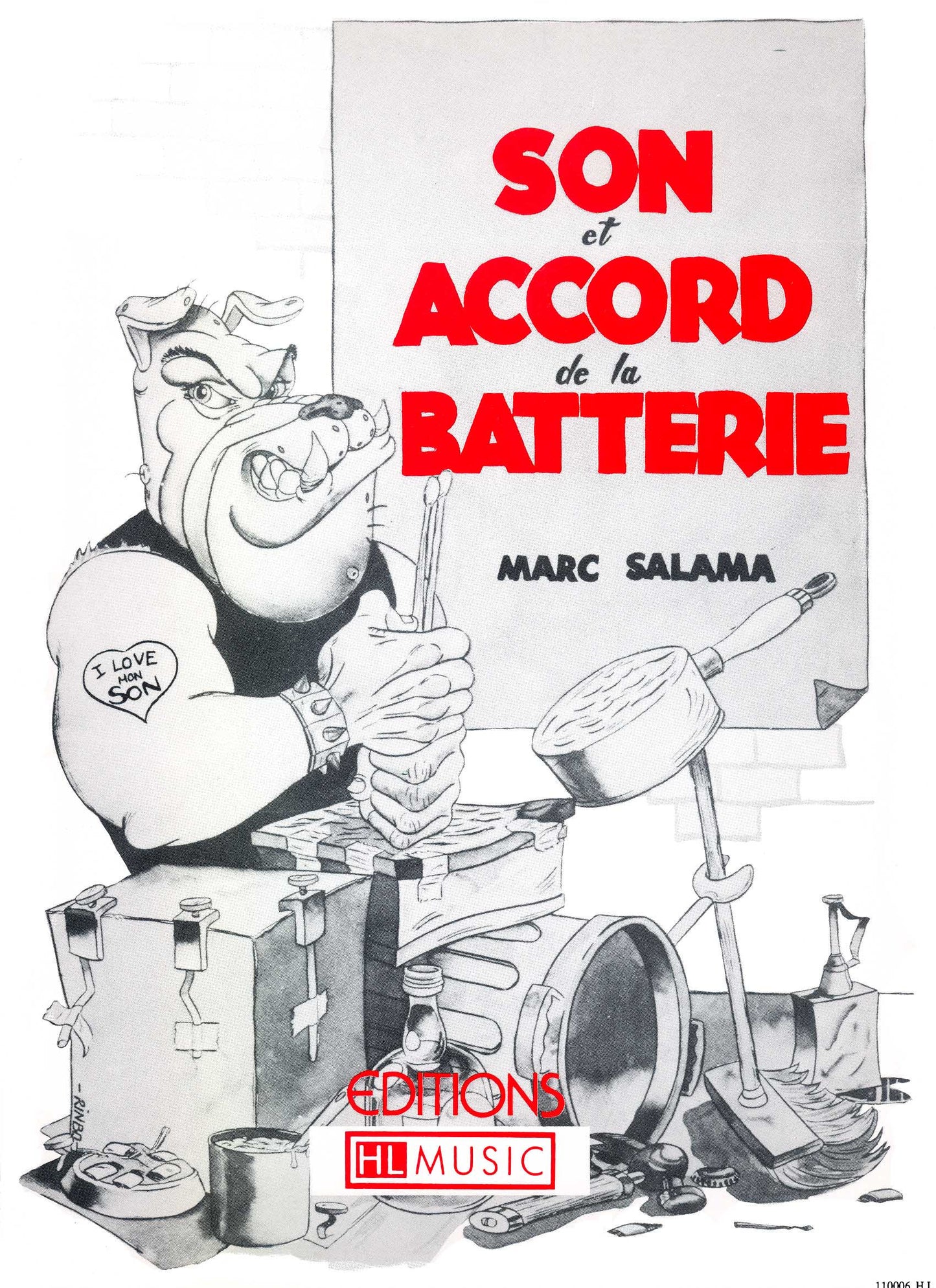 Son et accord de la batterie
