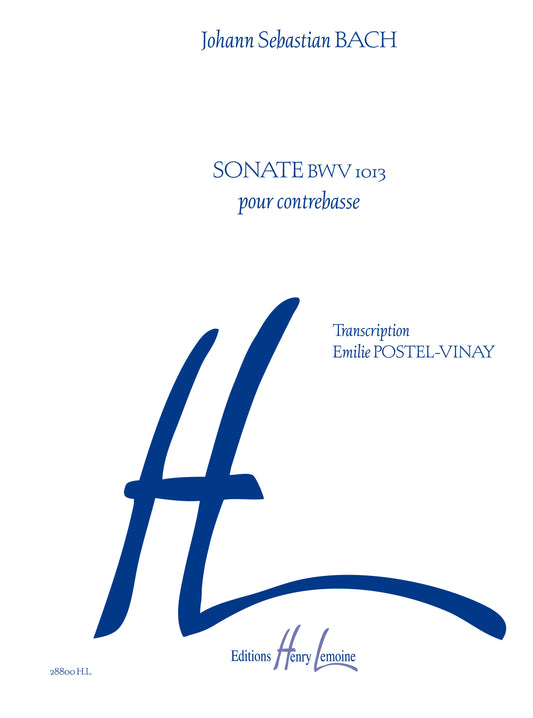 Sonate BWV1013