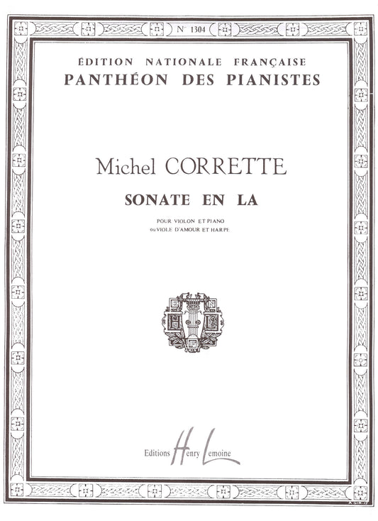 Sonate en La maj.