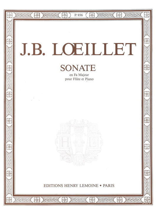 Sonate en La maj.