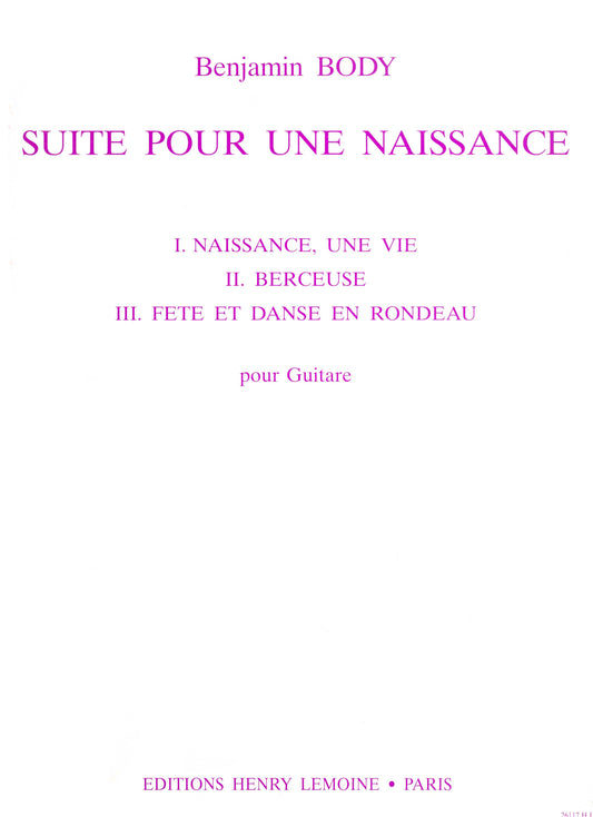 Suite pour une Naissance