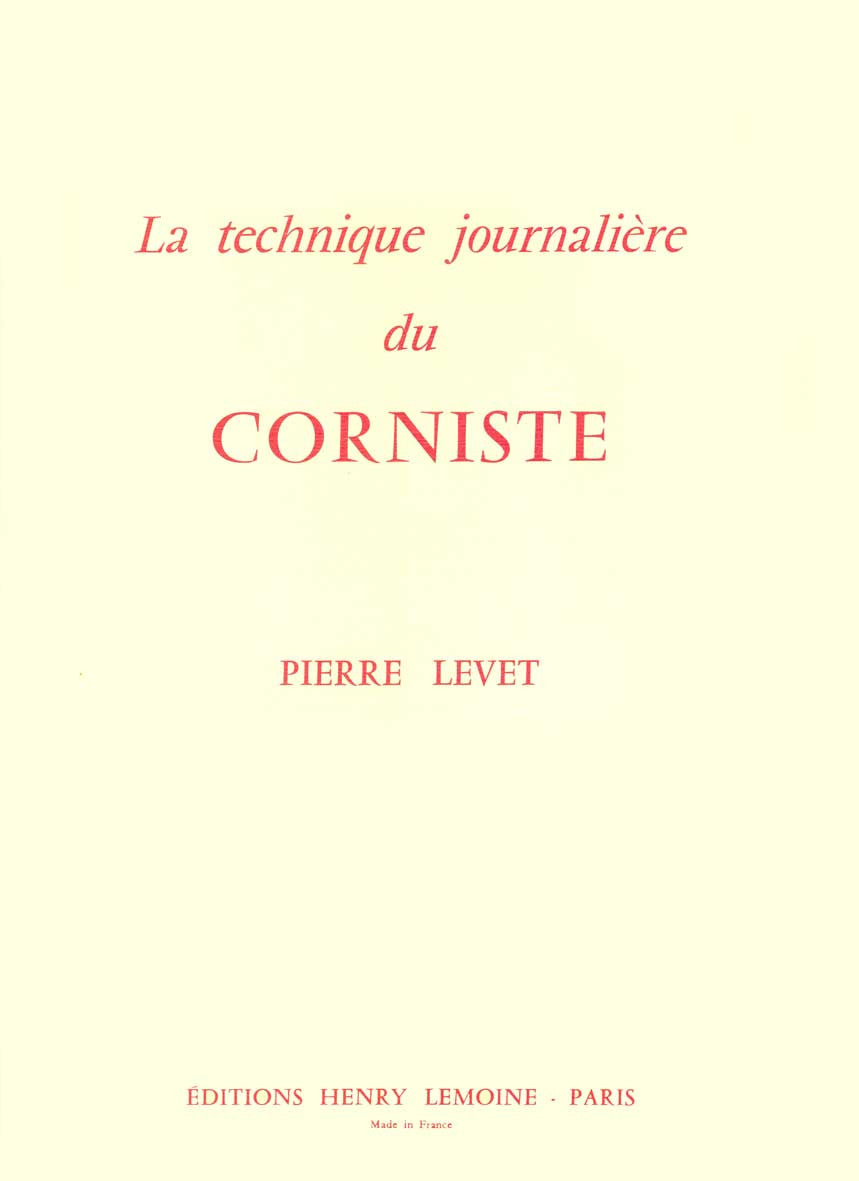 Technique journalière du corniste