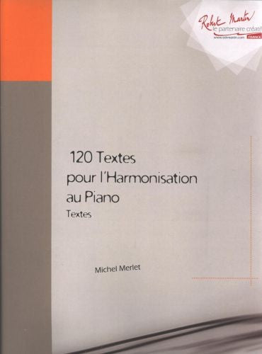 Textes pour l'harmonisation au piano (120)