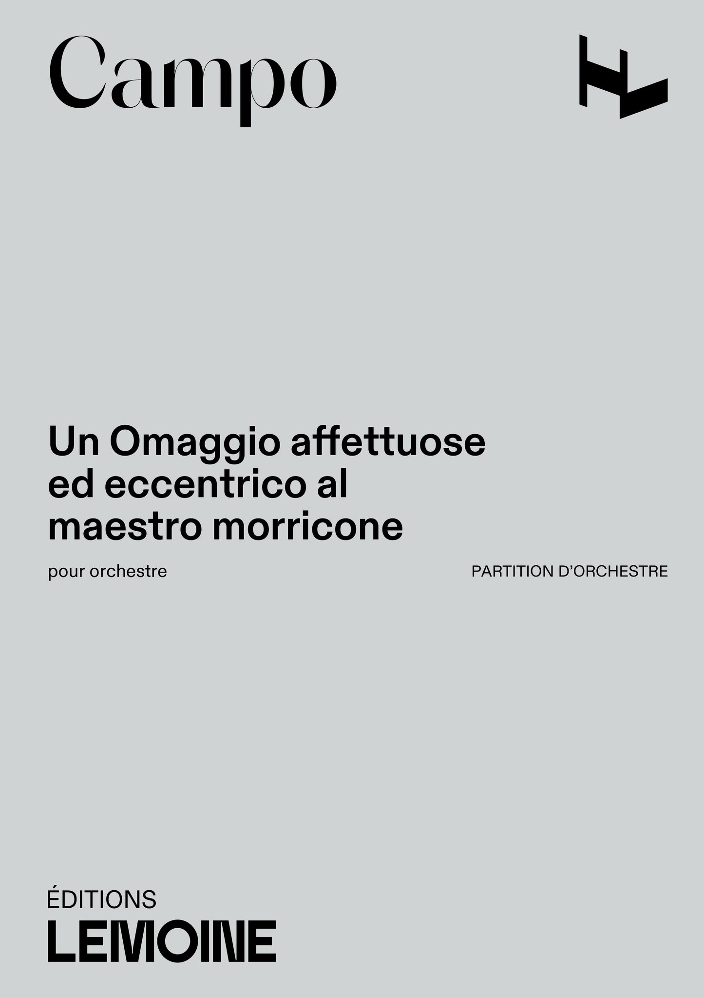 Un Omaggio affettuoso ed eccentrico al Maestro Morricone