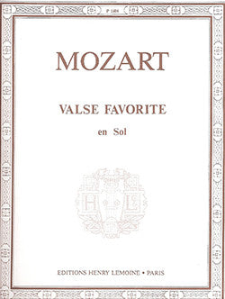 Valse favorite en Sol