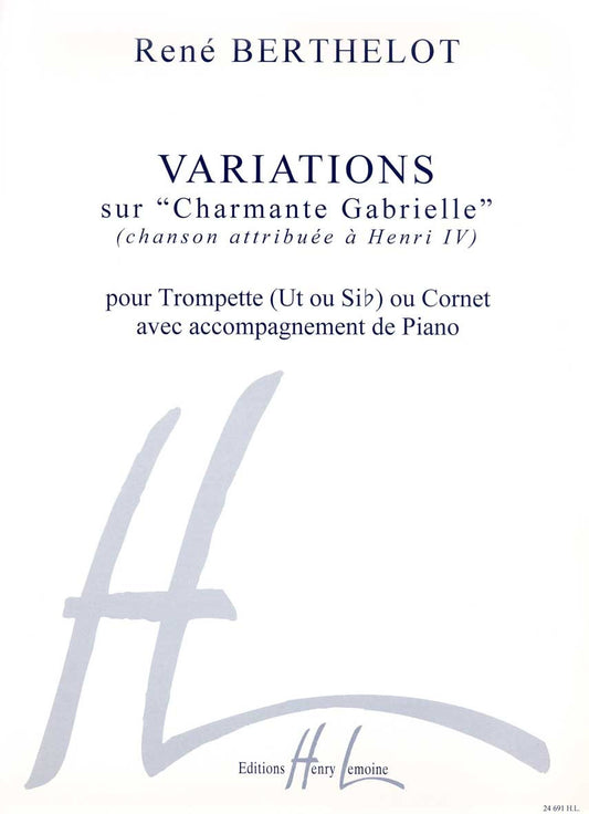 Variations sur Charmante Gabrielle