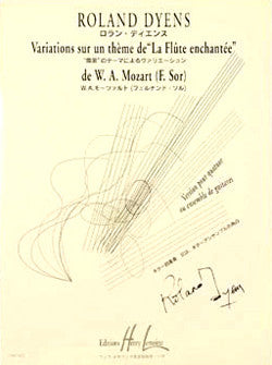 Variations sur un thème de F. Sor d'après la Flûte Enchantée