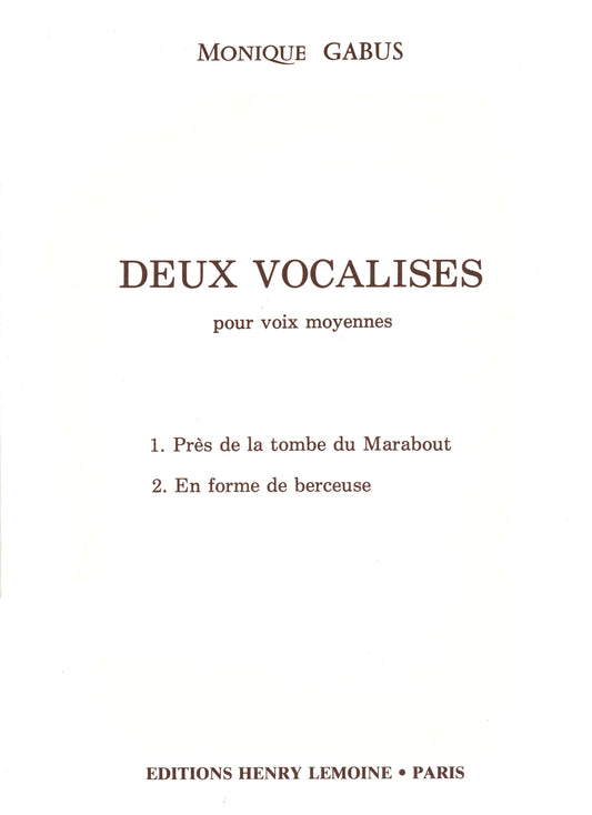 Vocalises (2)